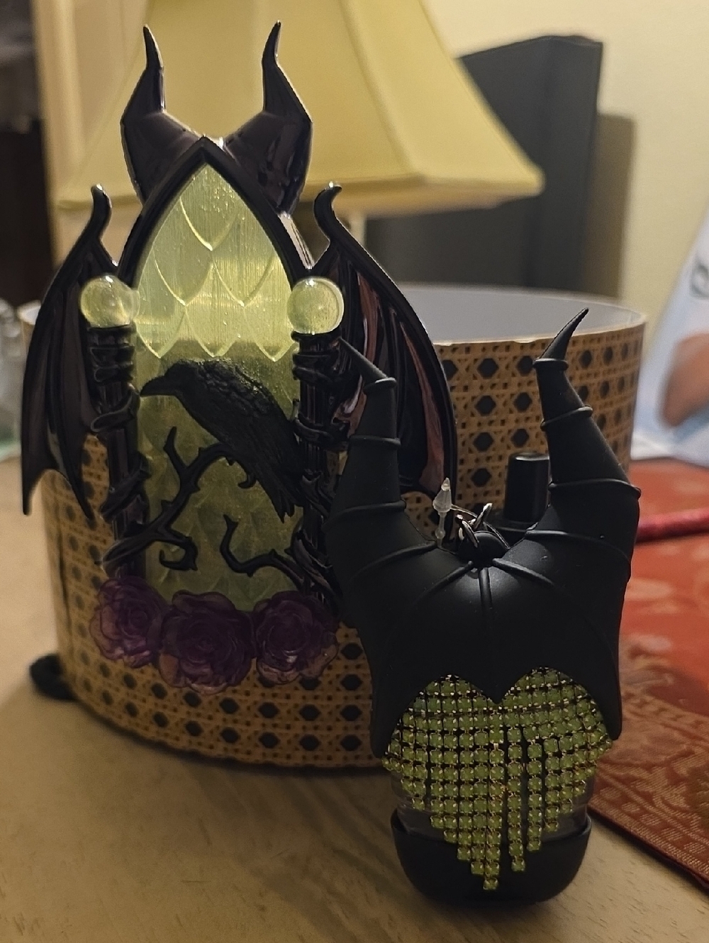 Bath & Body Works Disney Maleficent PocketBac Holder & Wallflower Bundle 4pc